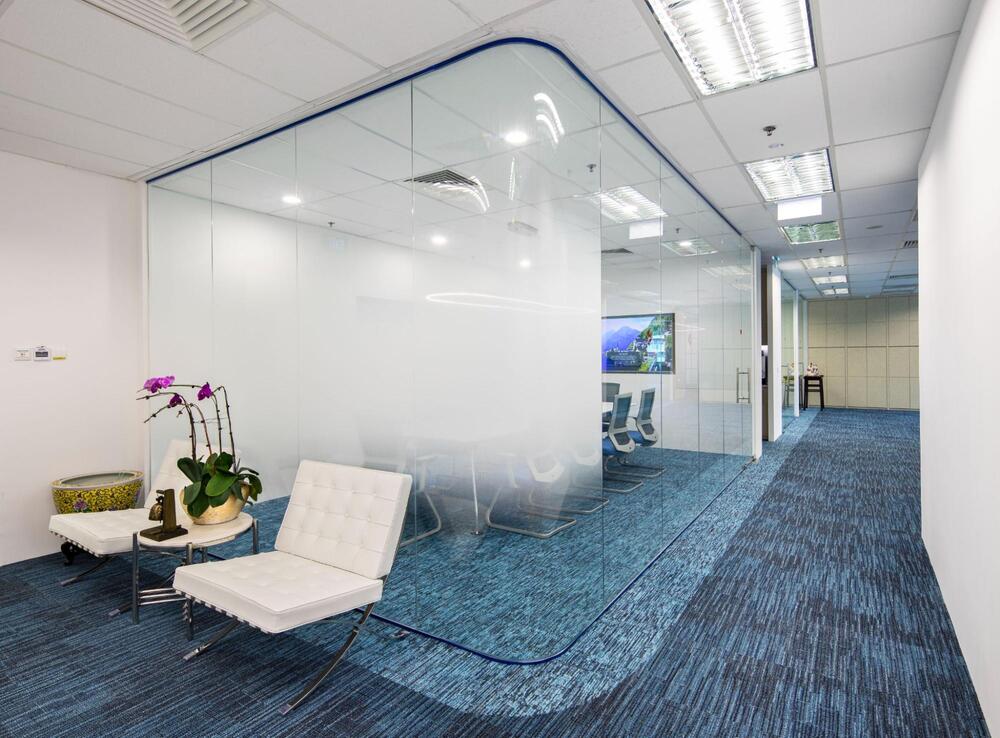 bright color office ideas