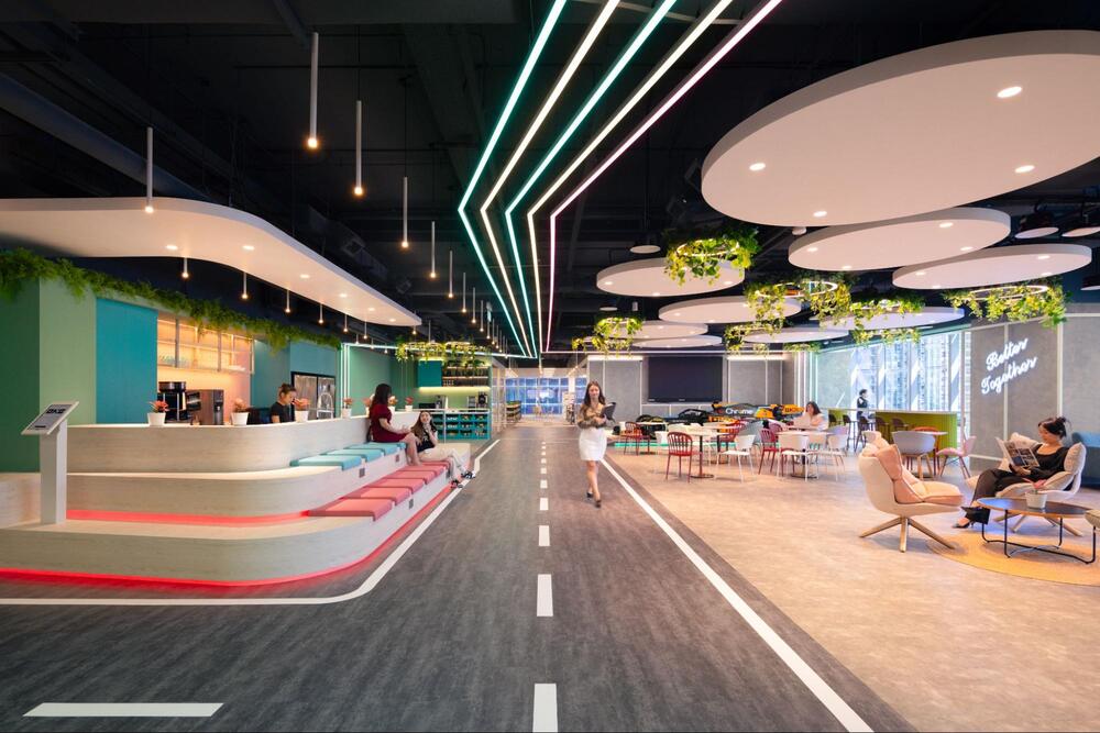 colorful office design