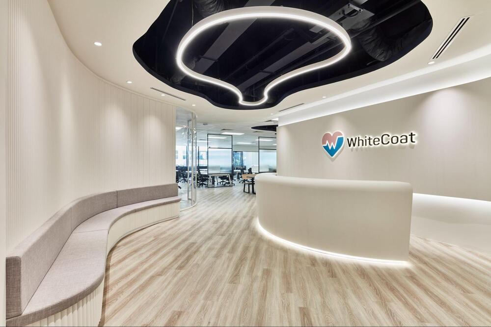 black and white office interior design