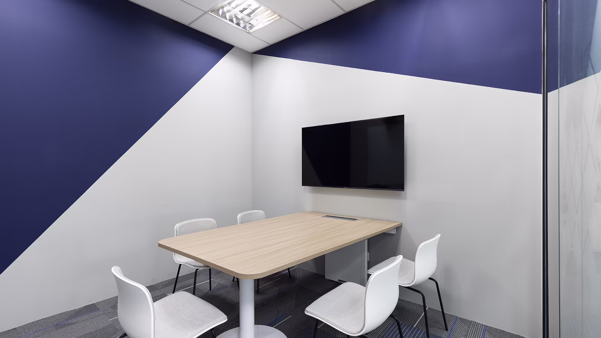 Compact meeting spaces can support different activities while giving teams more choice in how they use the workplace.