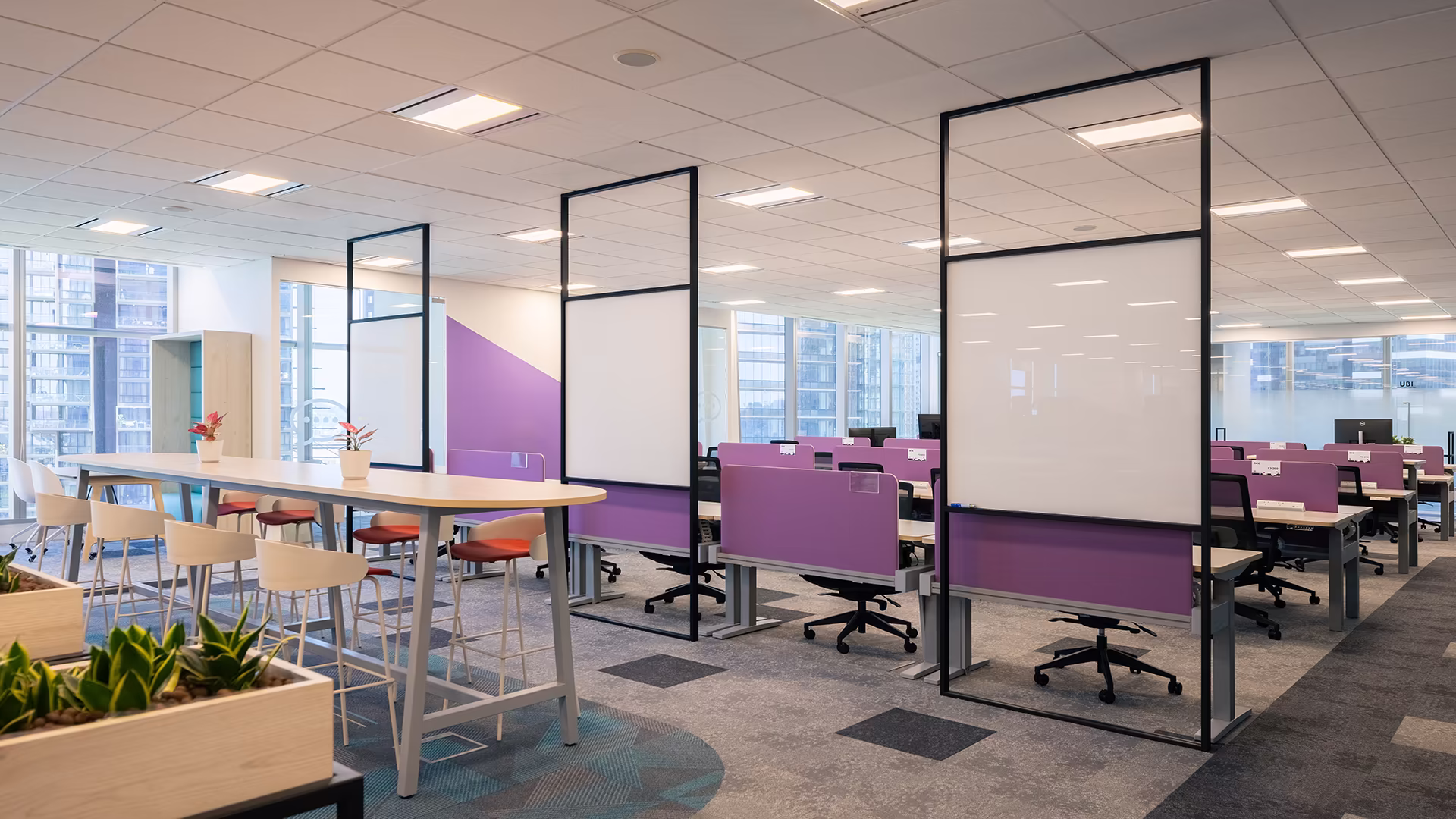 Planning different work settings and flexible spatial elements from the start can make future workplace changes easier to accommodate.