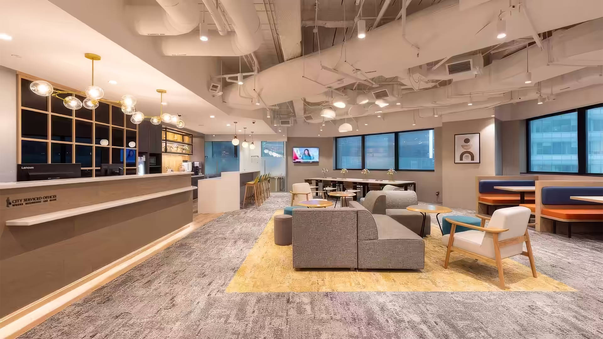 A reconfigured shared area can support social interaction, informal meetings and different workstyles within the same footprint.