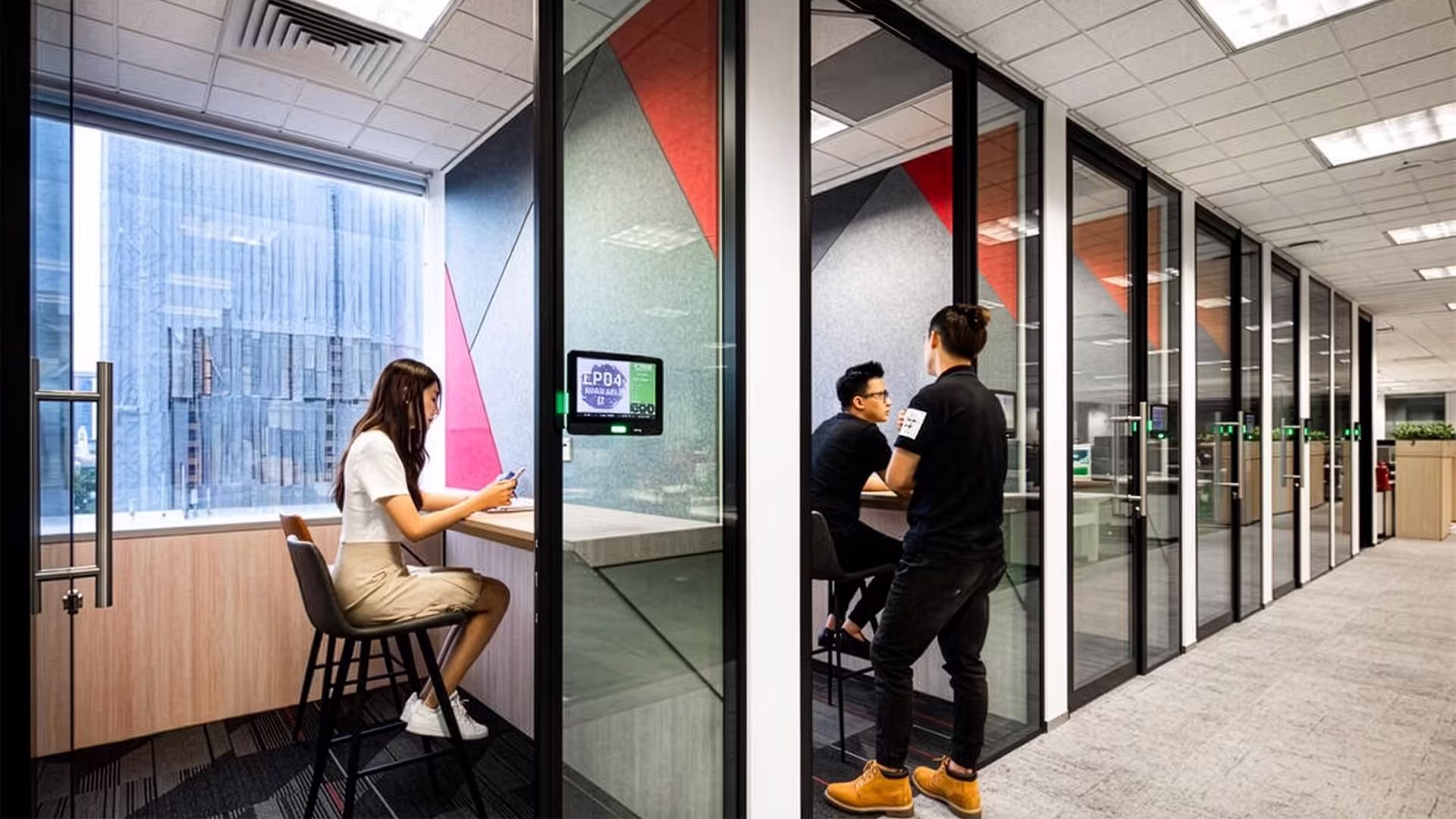 Adding enclosed booths can help an existing workplace respond to changing needs for focus, privacy and small-group collaboration.